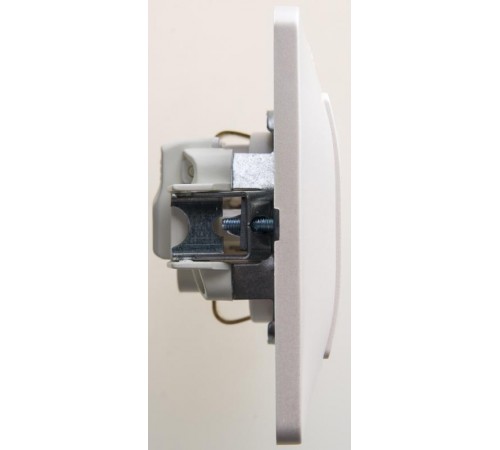 Glossa Перламутр Розетка с заземлением, 16А (в сборе)  GSL000642  SE