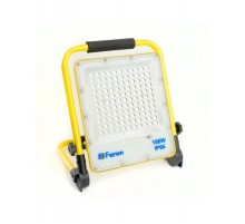 Прожектор светодиодный переносной с зарядным устройством 100W,  15Ah 18650, 6400K, IP66, LL-952  48677  FERON