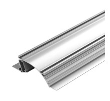 Профиль с экраном ALM-ARC-SINGLE-2000 ANOD+FROST (arlight, Алюминий)  029850  Arlight