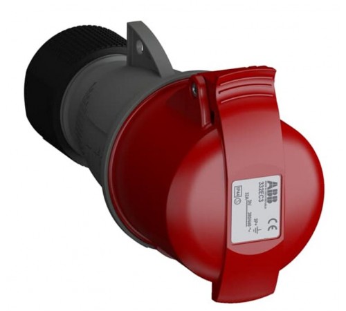 Розетка кабельная Easy&Safe 332EC3,32А,3P+E,IP44,3ч2CMA102037R1000 ABB