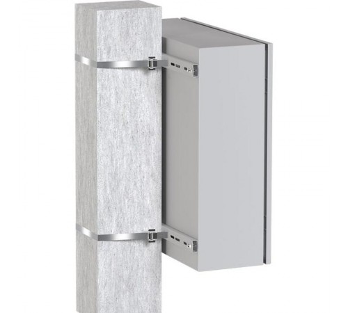 Комплект крепления на столб монтажной полосой (ширина шкафа до 650 мм) EKF Basic  fp-tape-650  EKF