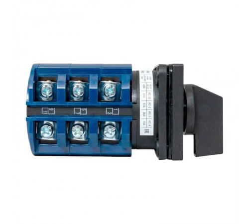 Переключатель кулачковый ПК-1-43 63А 3P "1-0-2" IP65  pk-1-43-63-65  EKF