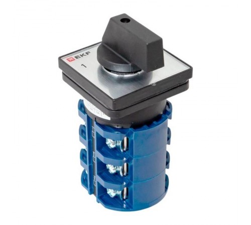 Переключатель кулачковый ПК-1-43 63А 3P "1-0-2" IP65  pk-1-43-63-65  EKF