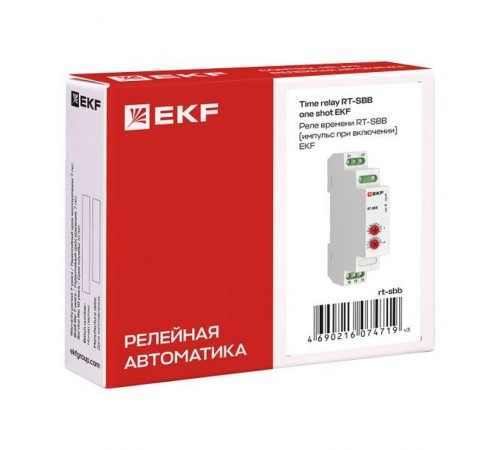 Реле времени RT-SBB (задержка времени выключ.) EKF PROxima  rt-sbb  EKF