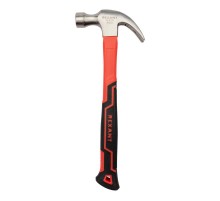 Молоток-гвоздодер с фибергласовой рукояткой 450 г  12-8121  REXANT