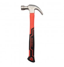 Молоток-гвоздодер с фибергласовой рукояткой 450 г  12-8121  REXANT