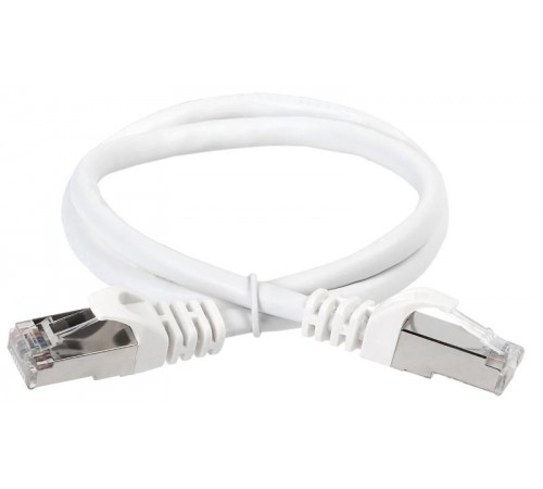 Коммутационный шнур кат. 5Е FTP LSZH 15м белый  PC08-C5EFL-15M  ITK