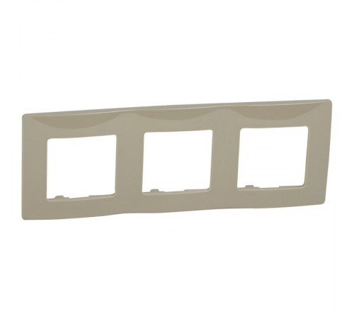 Etika Светлая галька Рамка 3-ая  672523  Legrand