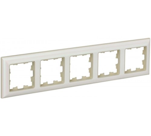 BRITE Рамка 5-ая РУ-5-Бр бежевый/жемчуг  BR-M52-12-1-K10  IEK