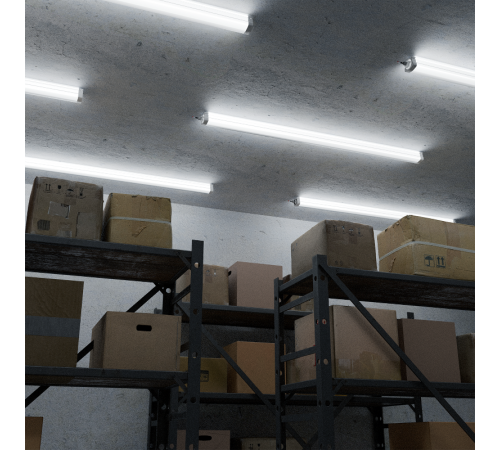 Светильник LED  IP65 1205*60*56мм 36Вт 3600lm 6500К UNIVERSAL матовый с БАП 90 мин 1/20  843425336A  Gauss