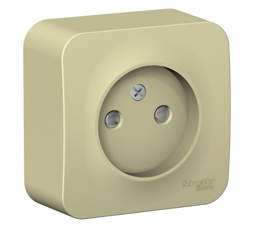 Blanca Бежевый О/У с изолирующей пластиной Розетка без з/к со шт. 16А, 250В  BLNRA001117  SE