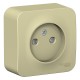 Blanca Бежевый О/У с изолирующей пластиной Розетка без з/к со шт. 16А, 250В  BLNRA001117  SE
