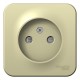 Blanca Бежевый О/У с изолирующей пластиной Розетка без з/к со шт. 16А, 250В  BLNRA001117  SE