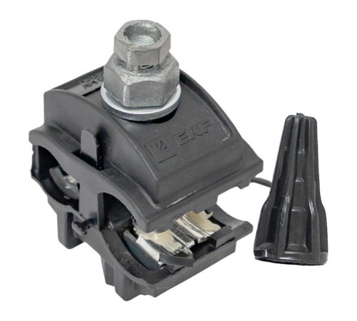 Зажим прокалывающий ответвительный N640 16-120 мм2 / 16-35 мм2 (голый провод / СИП) инд. упак.  n-640-r  EKF