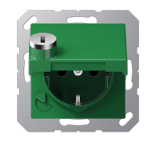 SCHUKO® розетка с замком A1520BFKLSLGN Jung