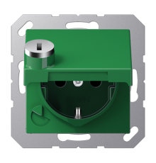 SCHUKO® розетка с замком A1520BFKLSLGN Jung