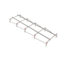 Опорная конструкция для установки оборудования TECHNORAPTOR 1500х5000  KM-TR-SSEI-1500-5000  КМ - профиль