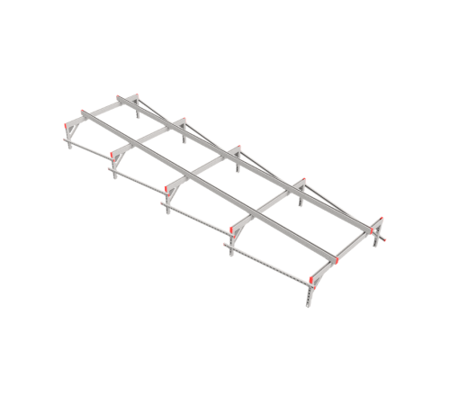 Опорная конструкция для установки оборудования TECHNORAPTOR 1500х5000  KM-TR-SSEI-1500-5000  КМ - профиль