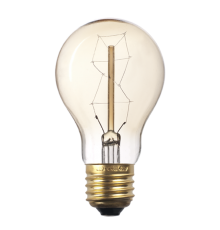 Лампа накаливания ЛОН  40Вт Е27 230В RETRO A60 GOLD  2858269  Jazzway