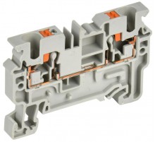 Колодка клеммная CP 4мм2 серая  YCT20-00-K03-004  IEK
