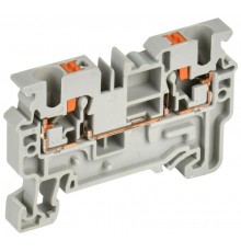 Колодка клеммная CP 4мм2 серая  YCT20-00-K03-004  IEK