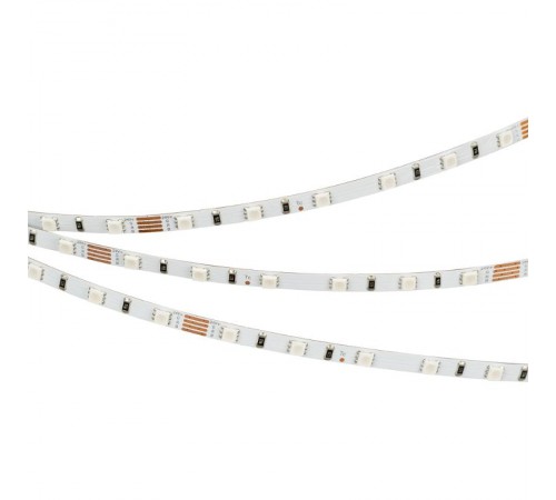 Лента светодиодная RT-G60-5mm 24V RGB (6.6 W/m, IP20, 3838, 5m) (arlight, узкая)  030164(2)  Arlight