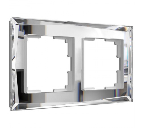W0021220/ Электроустановочные изделия - Рамка на 2 поста (зеркальный) a051015  Werkel
