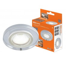 Светильник точечный встраиваемый под лампу СВ 03-05 MR16 50Вт G5.3 зеркальный/хром  SQ0359-0055  TDM