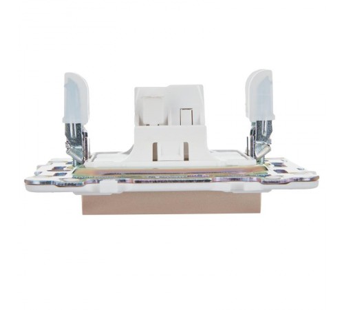 SKANDY Выключатель 1-клавишный 10А SK-V01Sa песочный  SK-V10-0-10-K98  IEK