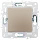 SKANDY Выключатель 1-клавишный 10А SK-V01Sa песочный  SK-V10-0-10-K98  IEK
