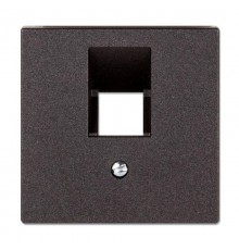 Накладка на одинарные UAE-розетки; термопласт; антрацит  EP569-1BFPLUAAN  Jung