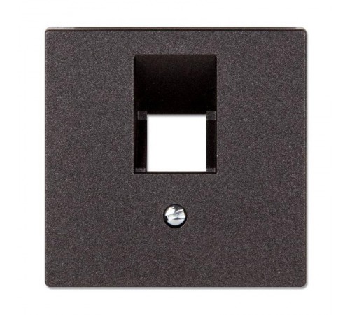 Накладка на одинарные UAE-розетки; термопласт; антрацит  EP569-1BFPLUAAN  Jung