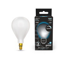 Лампа светодиодная Filament А160 10W 890lm 4100К Е27 milky диммируемая LED 1/6  179202210-D  Gauss