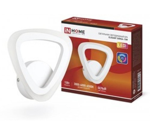 Светильник светодиодный ELEGANT SANSA-W 90Вт 230В 3000-6500K 7000Лм 600х120мм c пультом ДУ  4690612035369  IN HOME