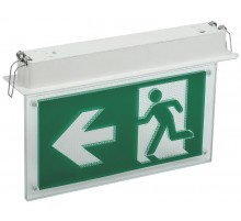 Светильник аварийного освещения светодиодный ССА3001 встраиваемый 3Вт двусторонний, сменный, БАП на 3 ч  LSSA0-3001-3-20-K03  IEK