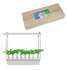 Набор для гидропоники "Минисад AQUA SIMPLE" св-к LED с подст, ULT-P44D-10W/SPLE IP20 AQUA SIMPLE WHITE спектр для фотосинт,белый  UL-00004499  Uniel