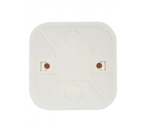 GLORY белый Выключатель 2-клавишный О/У 10А ВС20-2-0-ХБ  EVH20-K01-10  IEK