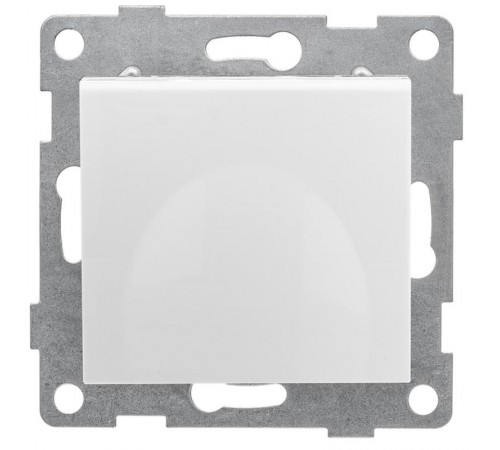 Bravo Розетка 1-ой с/з с з/ш и крышкой,СУ , 16А, 250В, белый  С10Р91-001  GUSI Electric