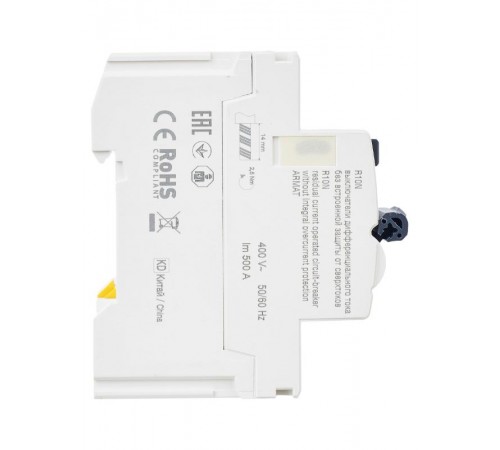 Выключатель дифференциальный (УЗО) R10N 4P 25А 30мА тип AC ARMAT  AR-R10N-4-025C030  IEK