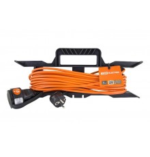 Удлинитель-шнур силовой на рамке УШз10  (штепс. гнездо, 10м ПВС 3х0,75)  SQ1302-0321  TDM