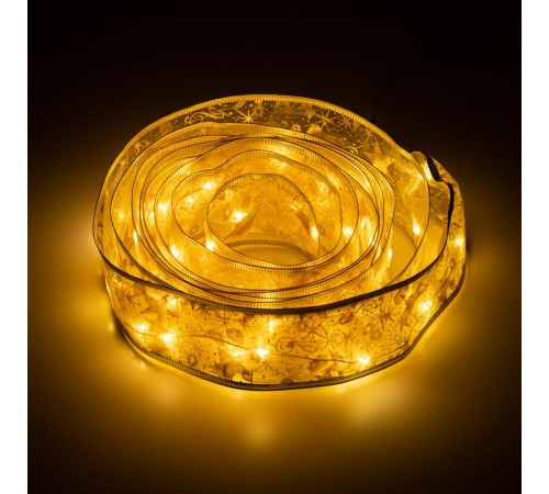 Светодиодная новогодняя гирлянда  ENIN-30W нить Лента декоративная теплый свет 3 м 30 microled IP20  Б0060422  ЭРА