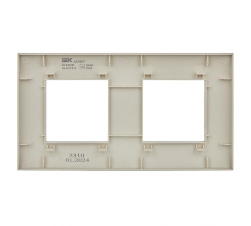 SKANDY Рамка 2-местная SK-F02B бежевый  SK-M22-K10  IEK