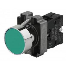 Кнопка управления LAY5-BA31 без подсветки зеленая 1з (20/200/8000)  Б0045665  ЭРА