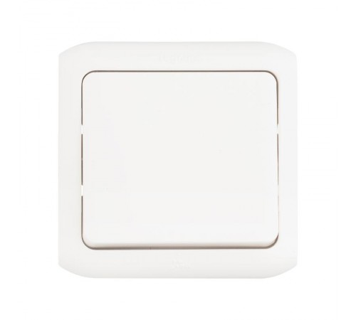 Quteo Белый Кнопка 1-клавишная IP44 6А  782305  Legrand