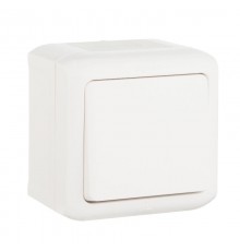 Quteo Белый Кнопка 1-клавишная IP44 6А  782305  Legrand