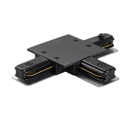 Коннектор для встраиваемого шинопровода черный T-образный PTR/R CT-BL  .5031890  Jazzway