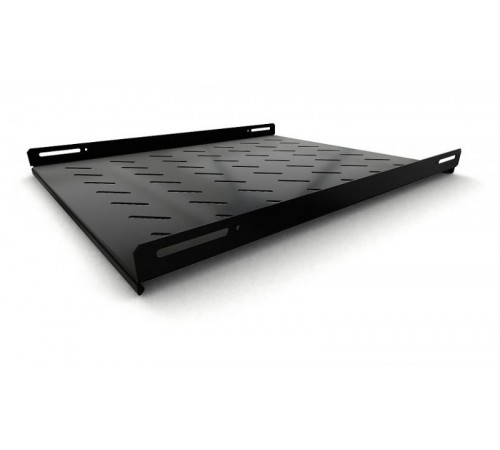 Полка стационарная TSH3L-650-RAL9004,гл.650 мм, с бок.крепл.,нагр.до 20 кг,д. шк. сер. TTB, TTBR, TTC2, 485х650мм (ШхГ),черн.  397122  Hyperline