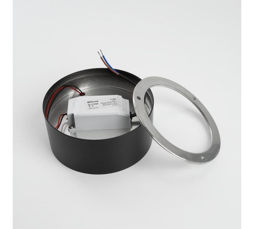 Светильник накладной со светодиодами 28W, 1960Lm, черный (4000К), AL200 "Simple matte"  48079  Feron