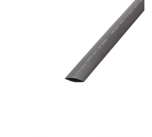 Термоусадочная трубка 15,0/7,5 мм, черная, упаковка 50 шт. по 1 м  21-5006  REXANT