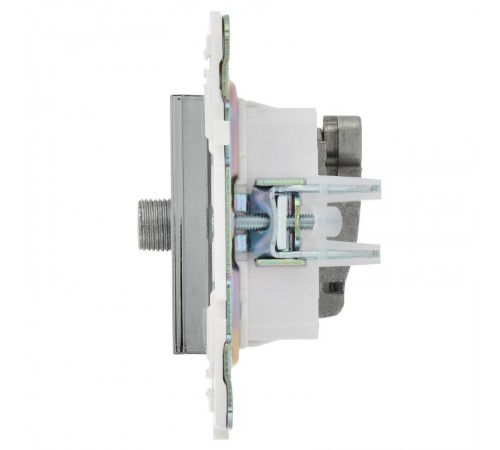 SKANDY Розетка двойная TV+SAT SK-A13N никель  SK-AF20-O-K50  IEK